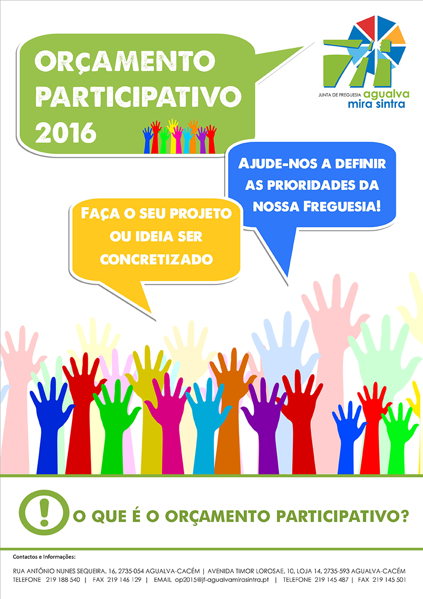 Orçamento Participativo 2016 Orçamento Participativo 2016