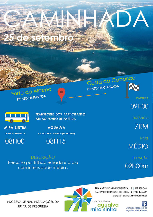 Caminhada Costa Caparica