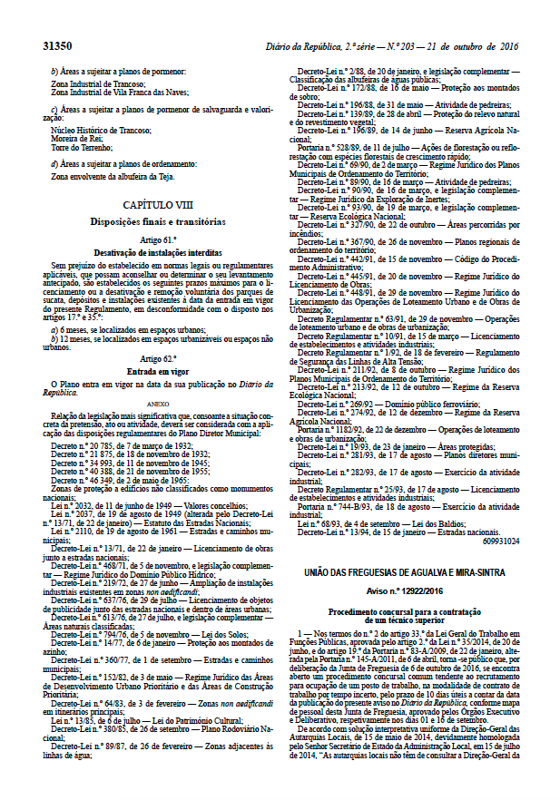 Procedimento Concursal Procedimento Concursal