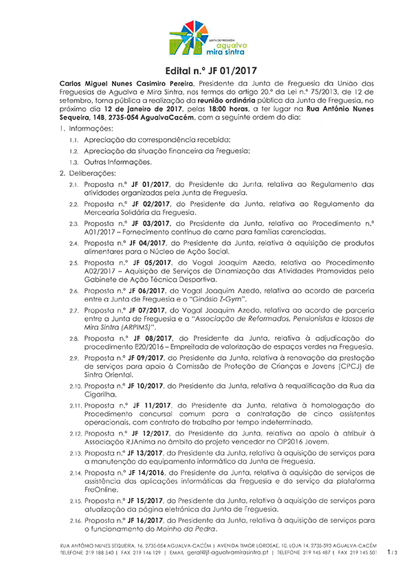 Edital n.º 01/2017
