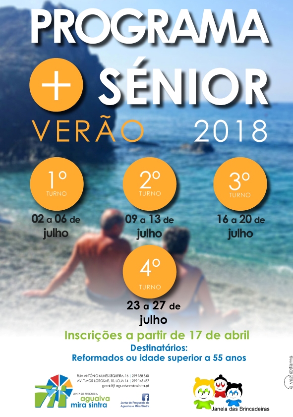 Colónias de Verão Sénior+ 2018 | Abertura das inscrições