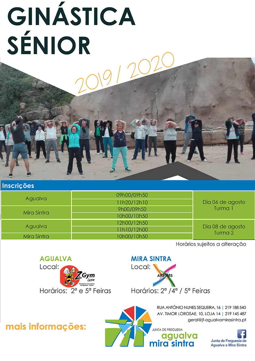 Ginástica Sénior 2019/2020