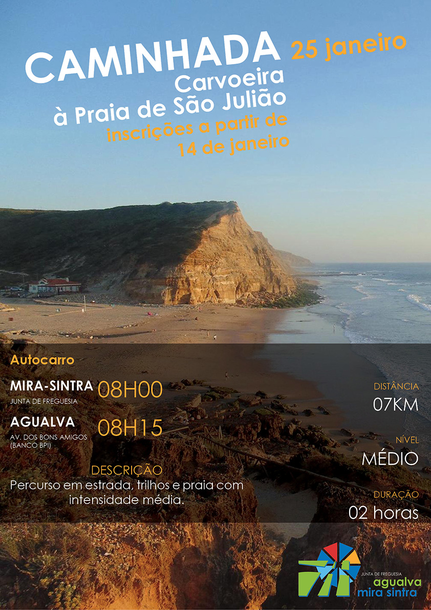 Caminhada entre a Carvoeira e a Praia de São Julião