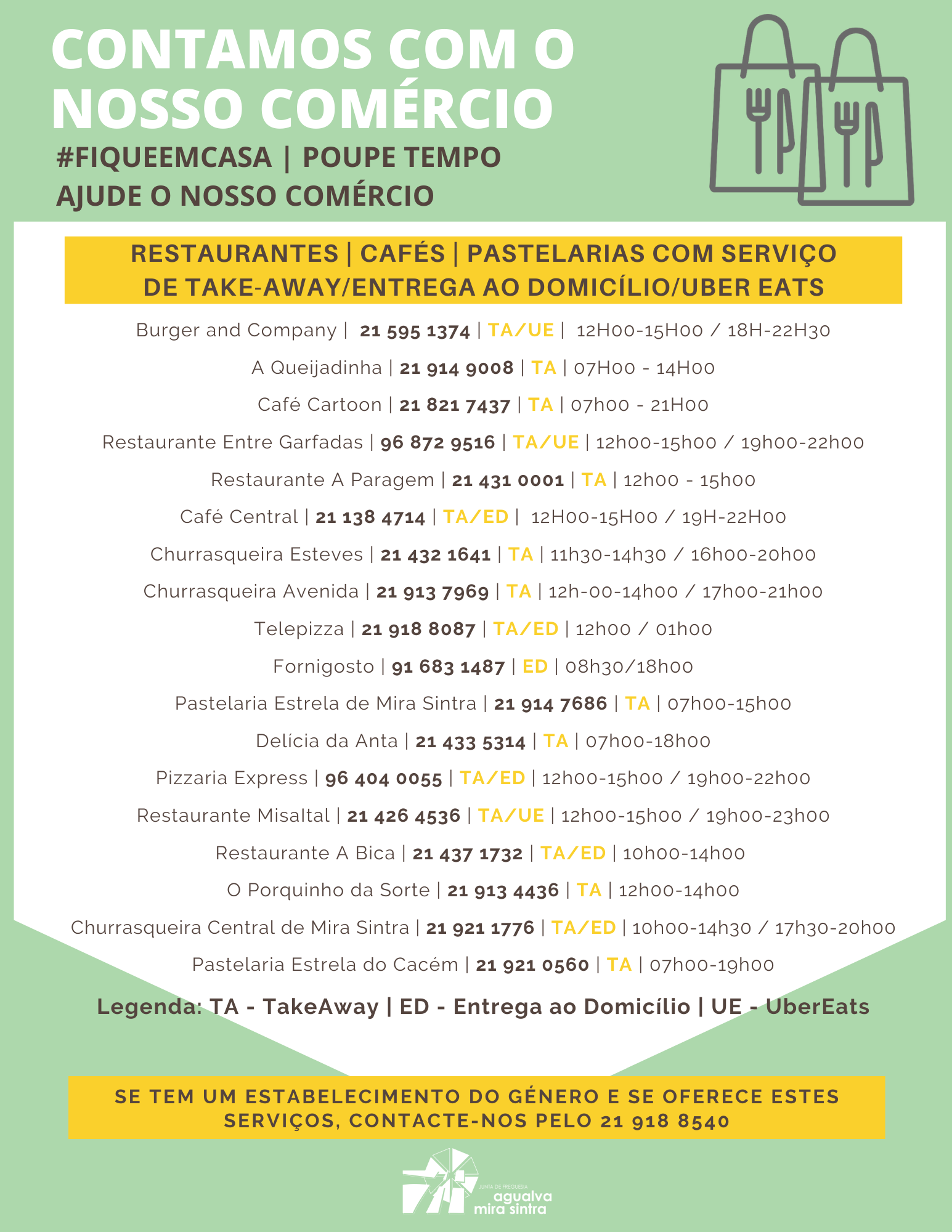Contamos com o nosso Comércio Contamos com o nosso Comércio