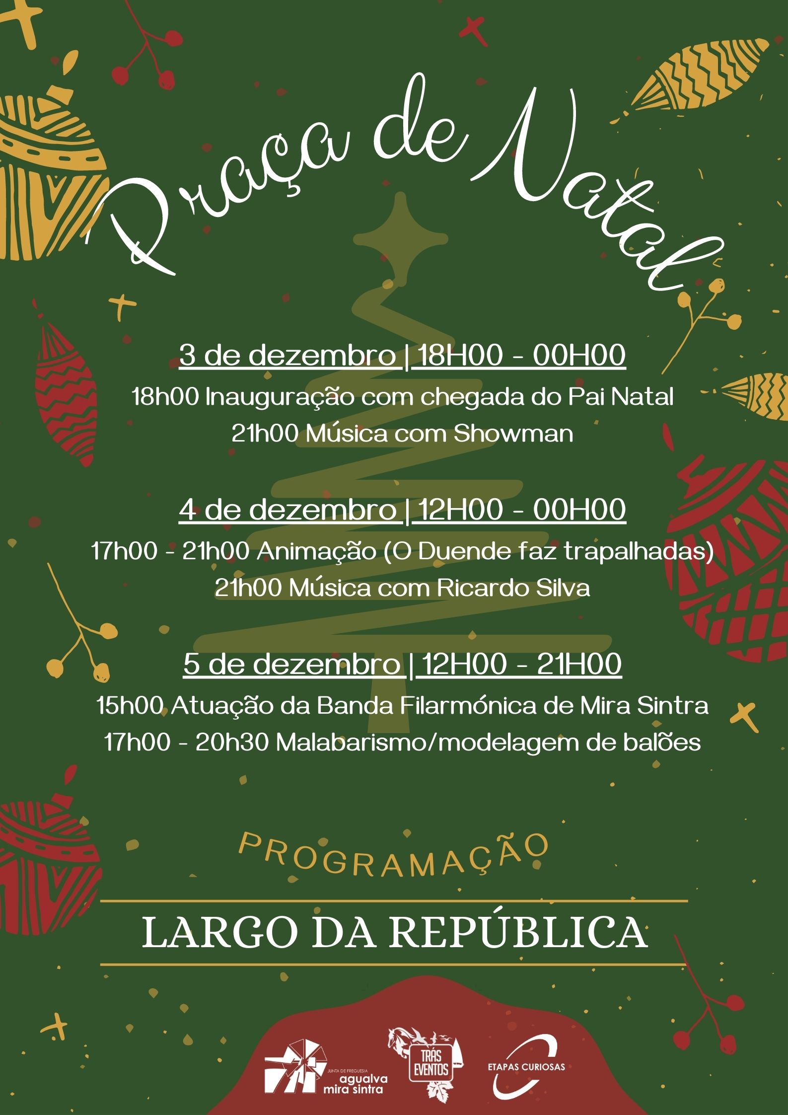 Praça de Natal - Programação