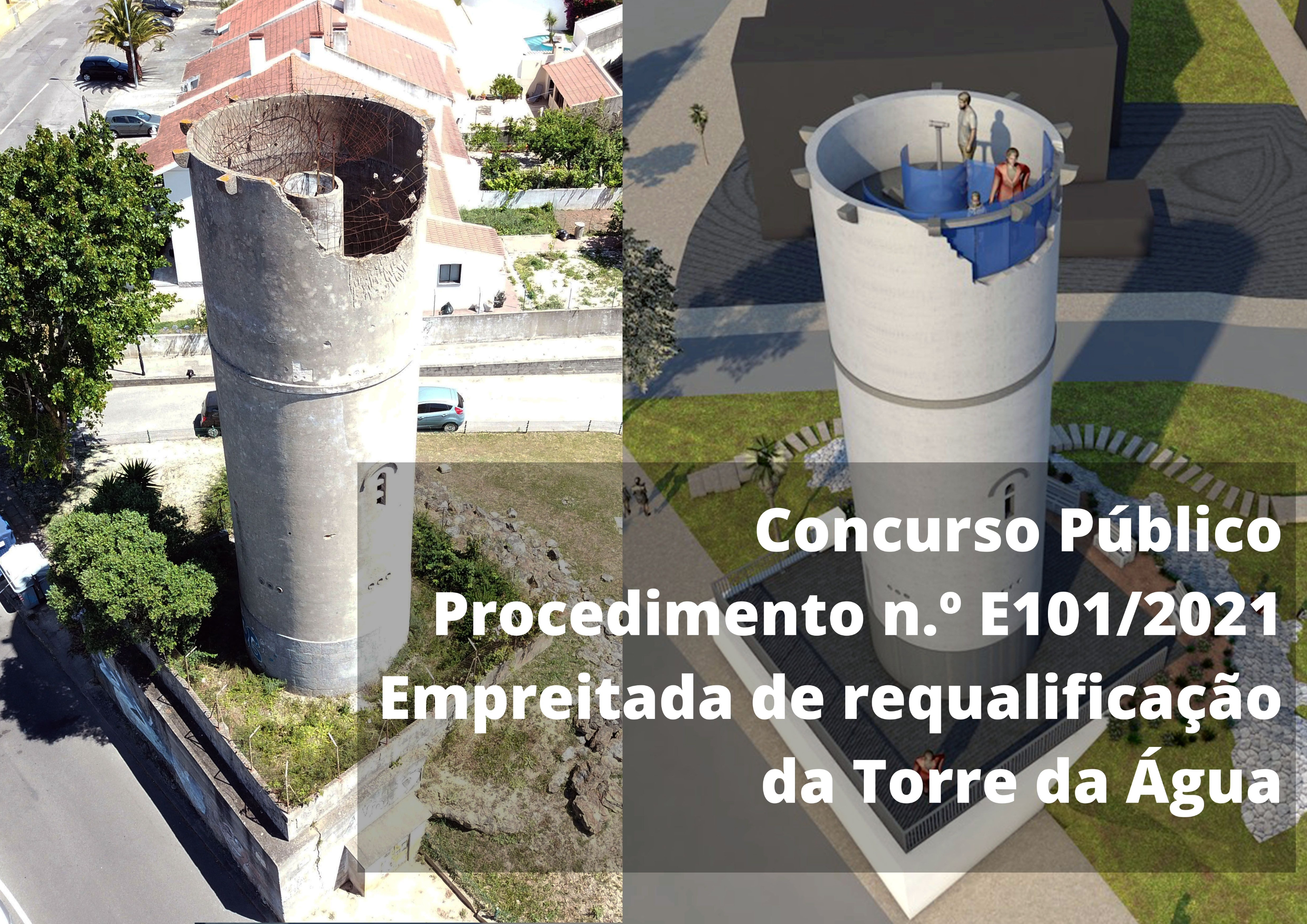 INFO | Aviso de abertura de Concurso Público - Empreitada Torre da Água