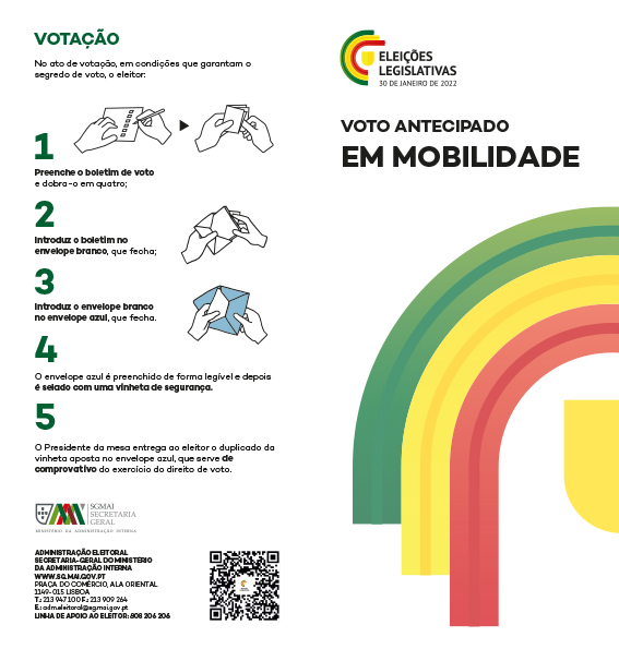 INFO | Voto antecipado em mobilidade - Legislativas 2022