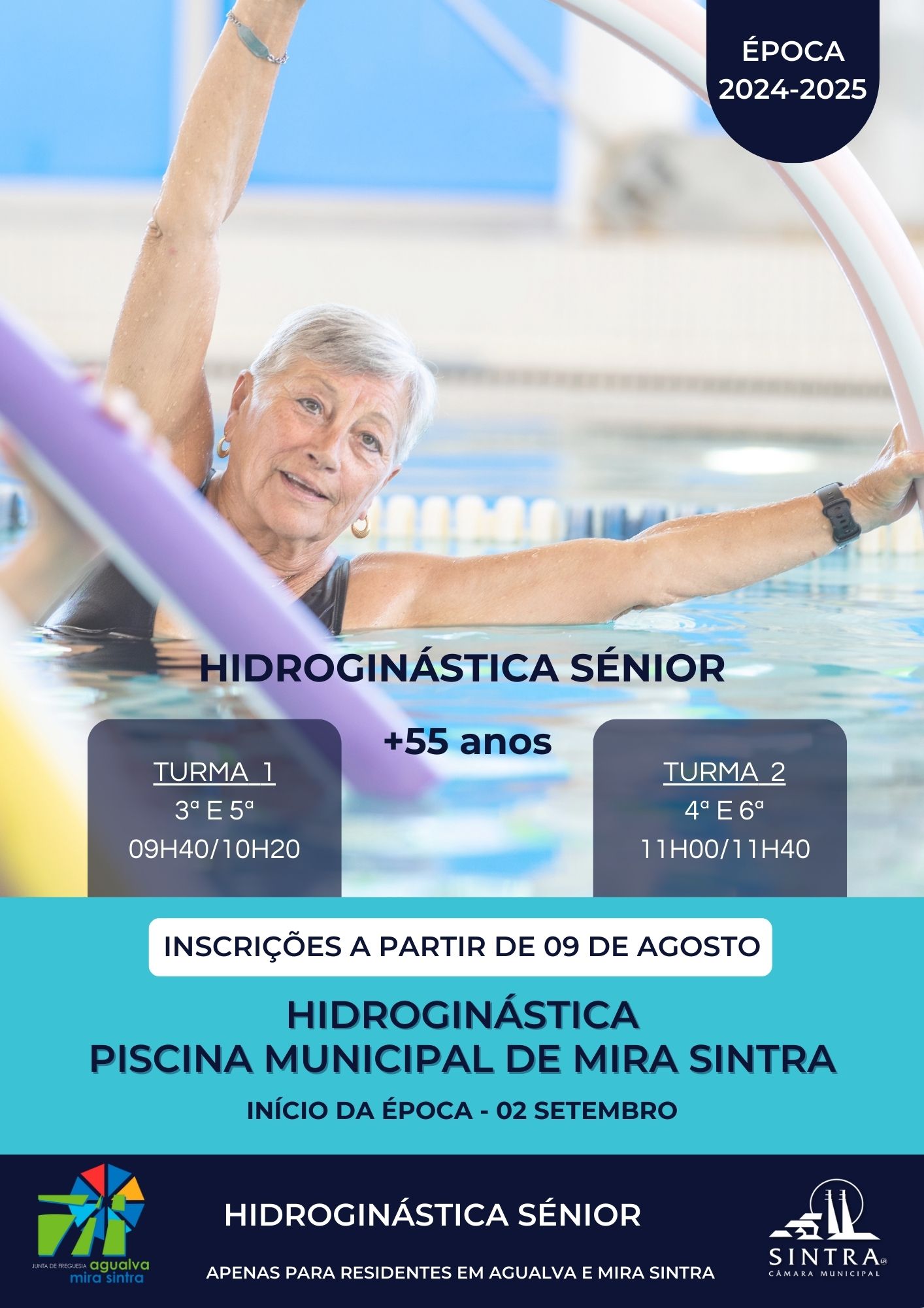 Hidroginástica Sénior - Piscina Municipal de Mira Sintra