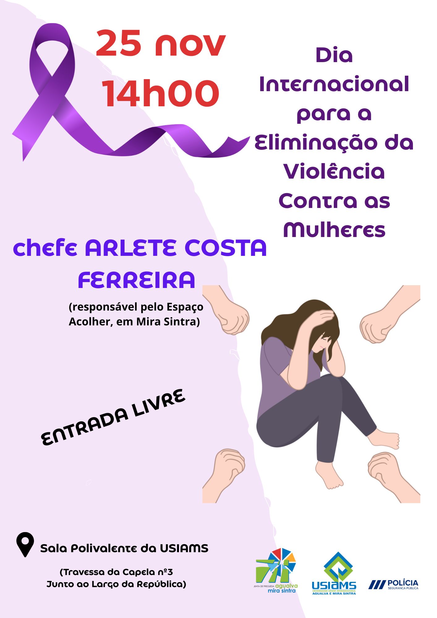 Dia Internacional para a Eliminação da Violência Contra as Mulheres