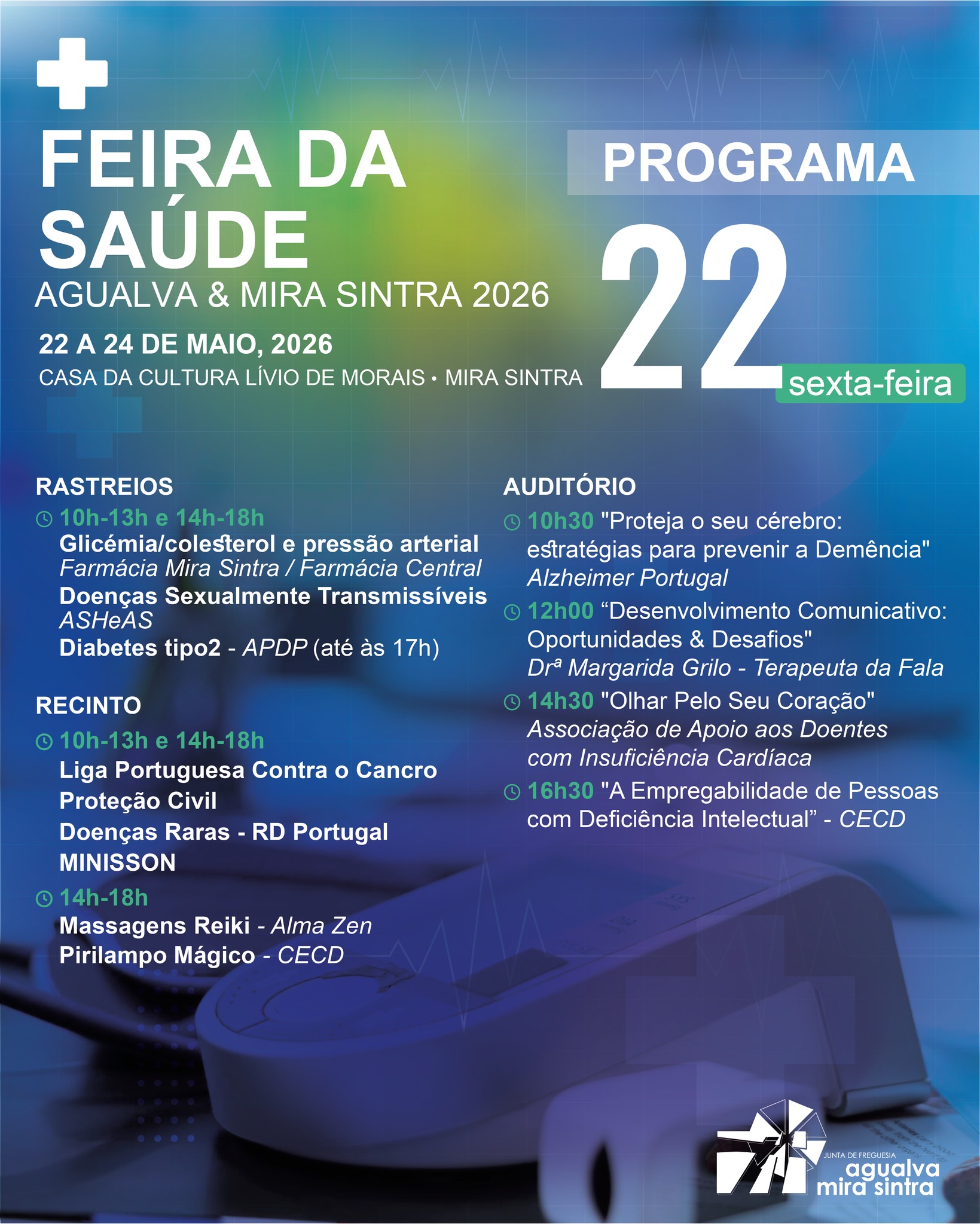 Feira da Saúde 2026 - 22 de maio Feira da Saúde 2026 - 22 de maio