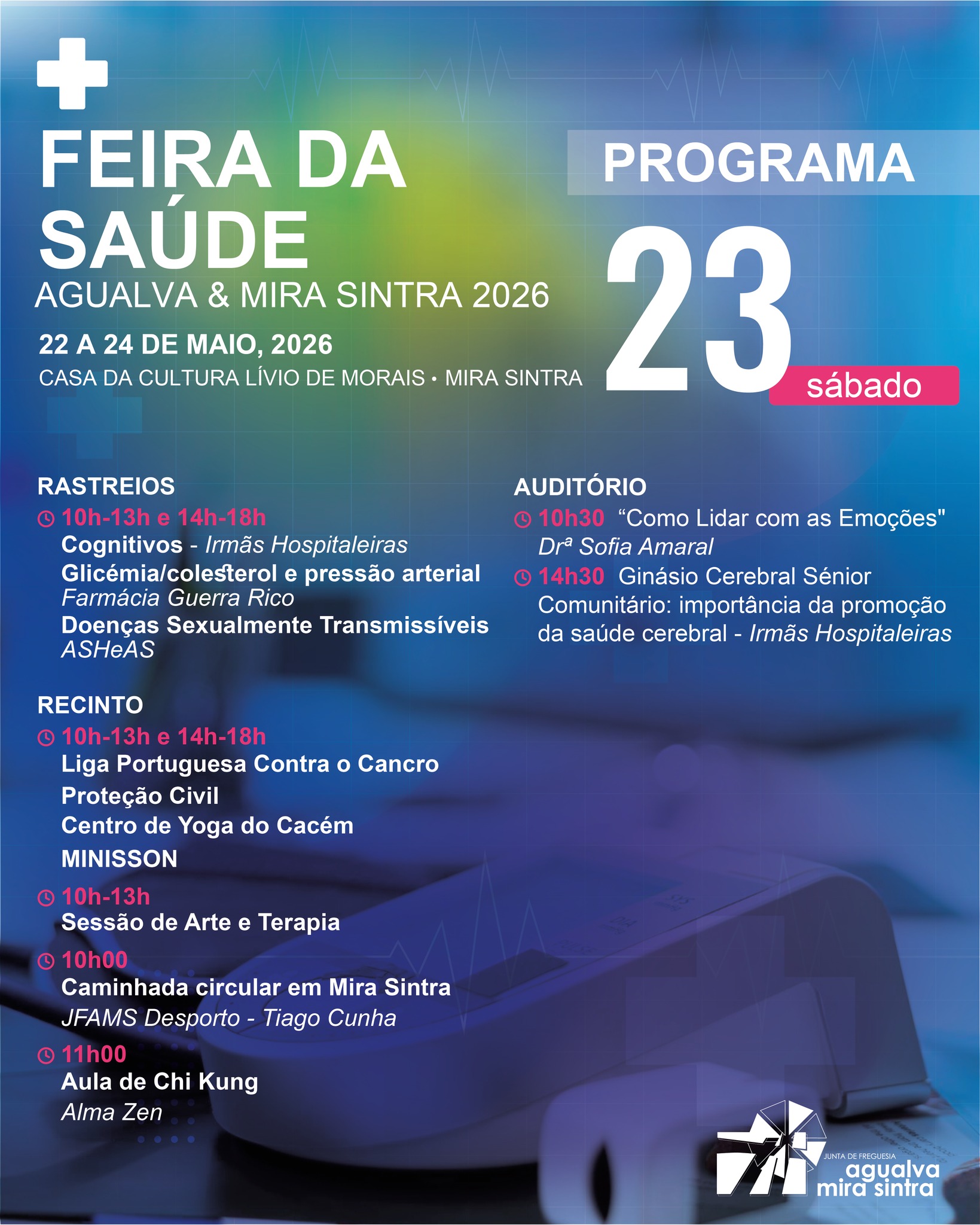 Feira da Saúde 2026 - 23 de maio Feira da Saúde 2026 - 23 de maio