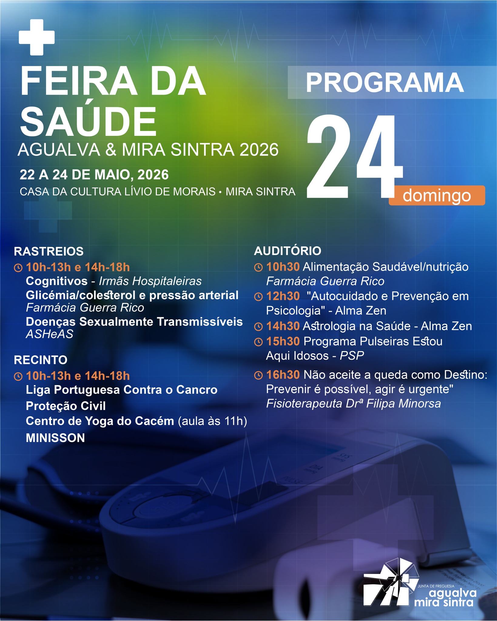 Feira da Saúde 2026 - 24 de maio Feira da Saúde 2026 - 24 de maio