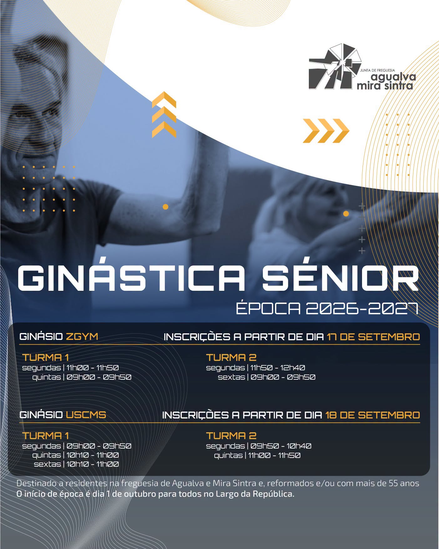 Ginástica Sénior – Época 2026/2027 Ginástica Sénior – Época 2026/2027
