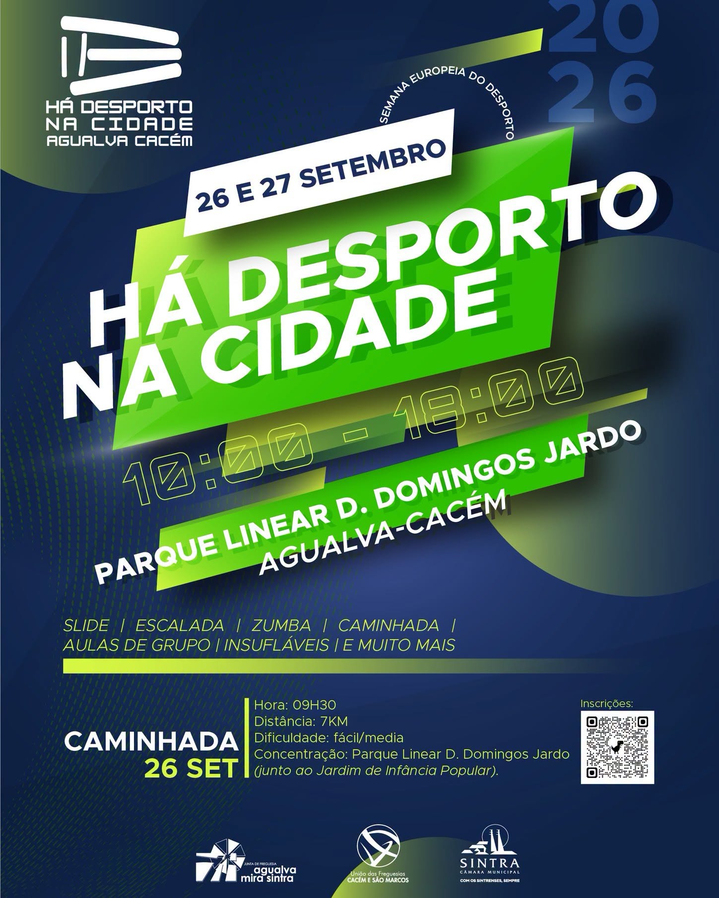 Há Desporto na Cidade | 26 e 27 de setembro Há Desporto na Cidade | 26 e 27 de setembro